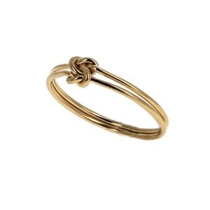 ❣️SOLD❣️14K Gold Minimalist Double Knot Ring